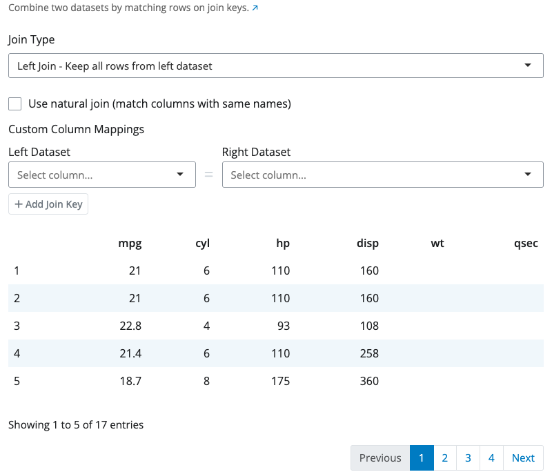 Join block interface