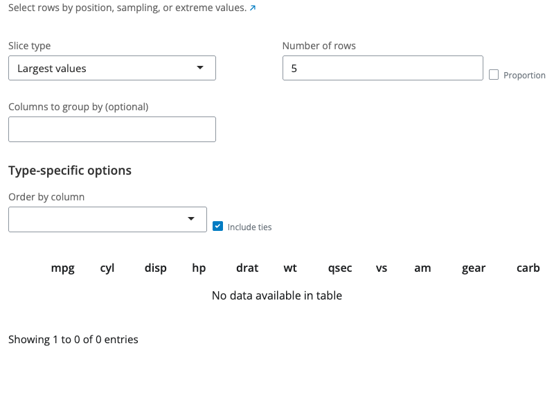 Slice block interface